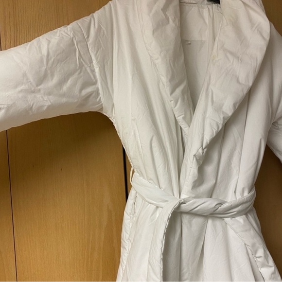 SKIMS COTTON DUVET DUVET ROBE MARBLE - Picture 3 of 6